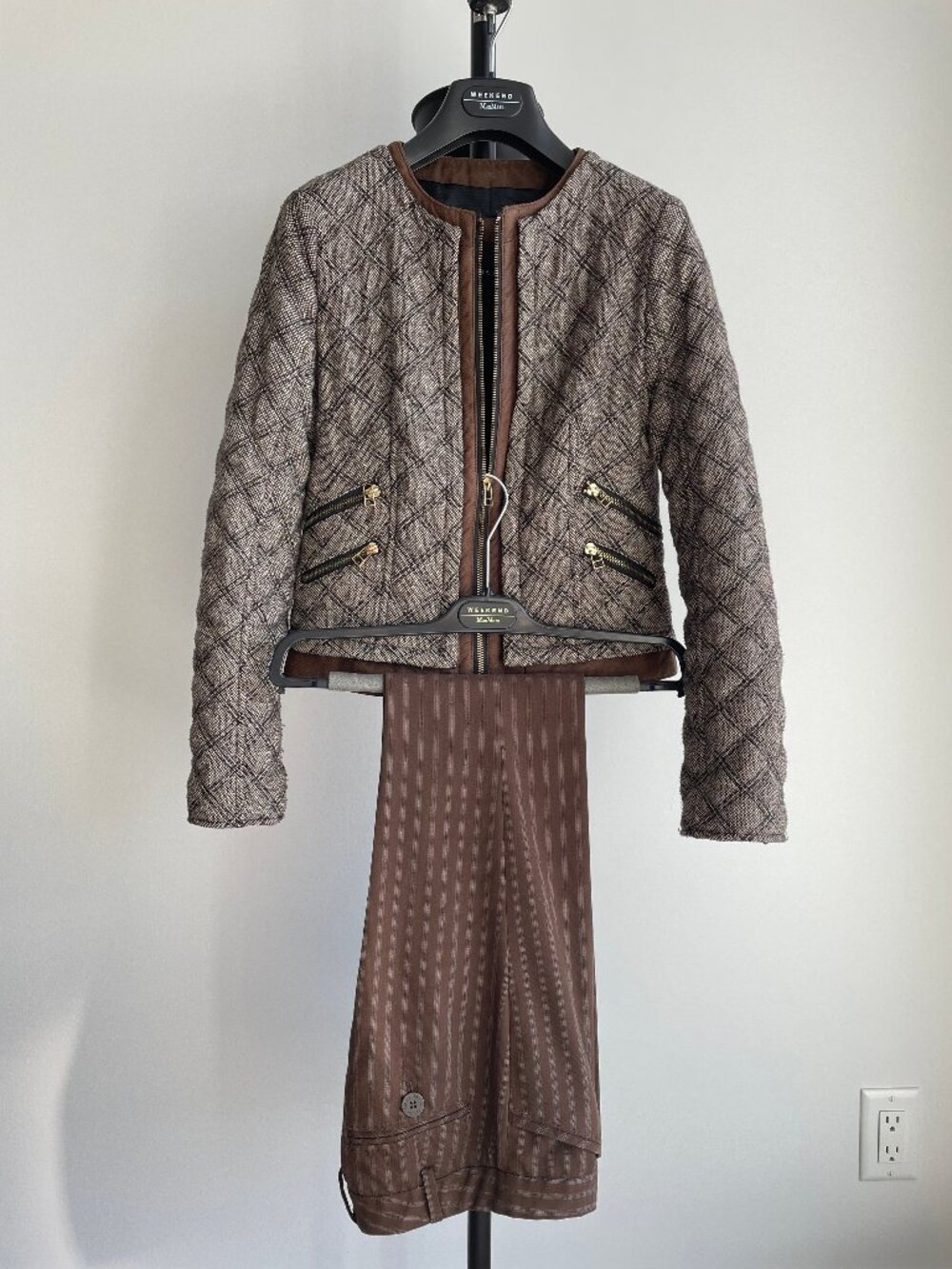 Quilted Tweed Jacket - Picture 4 of 6